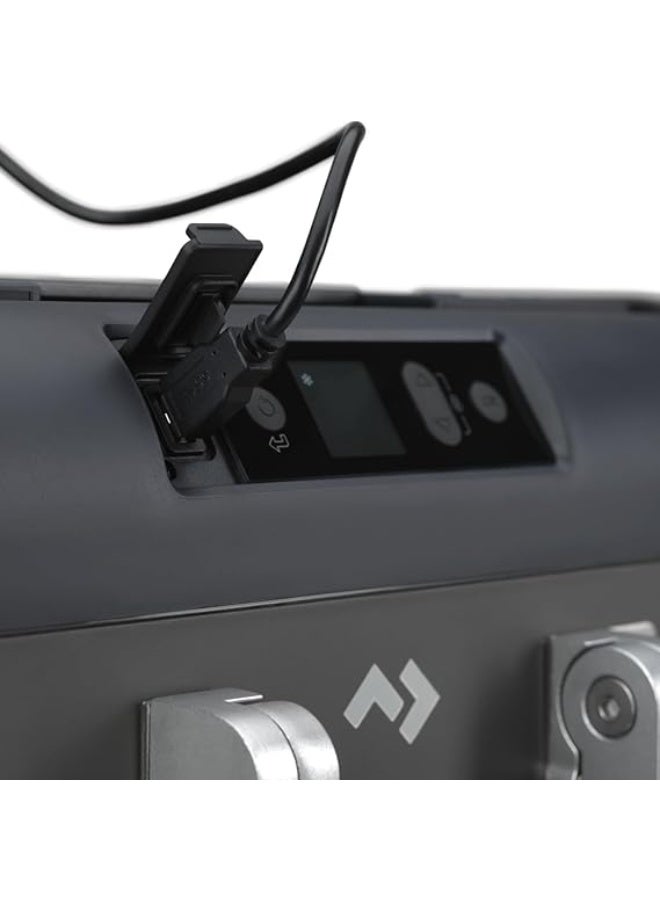 دوميتك دومتيك CFX5 55 – مبرد ضاغط سعة 55 لتر – مبرد كهربائي للسيارة والتخييم – يعمل على 12 فولت / 24 فولت (ولاعة السيارة) و110 فولت / 240 فولت (التيار الكهربائي) – ثلاجة محمولة - Image 4